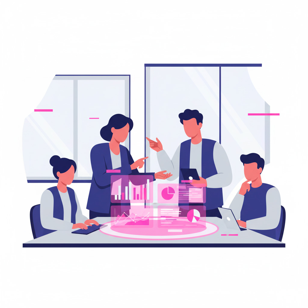 Ilustración del equipo de DeepNova Labs